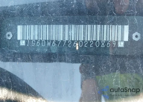 2006 Cadillac Sts V6 from USA, damaged, VIN 1G6DW677260220869